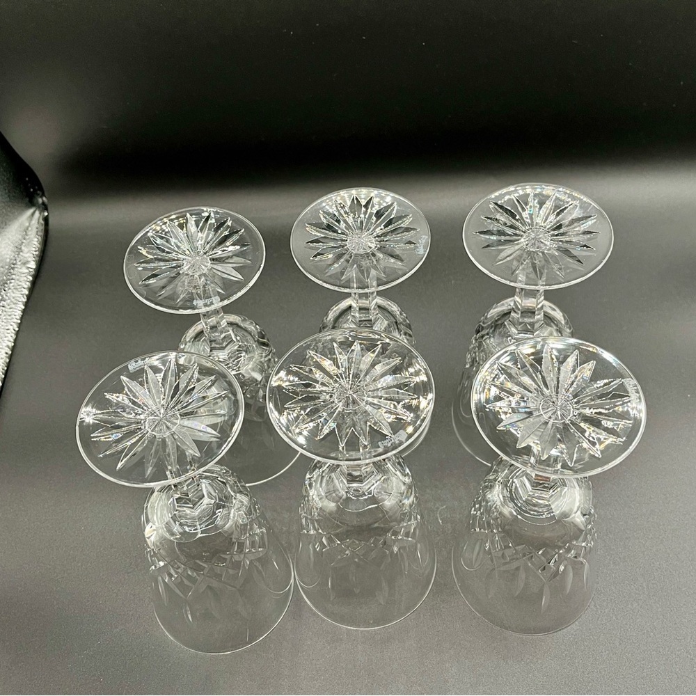 Collectible Waterford Crystal Goblets 7 Inch Tall 8-10 Ounce Handmade In Ireland - Picture 10 of 15
